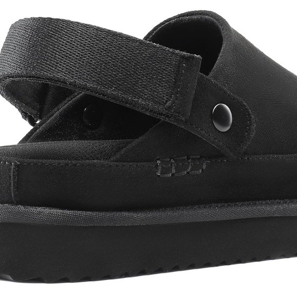 Dream Pairs Round-Toe Platform Mule Clogs Indoor/Outdoor Memory-Foam Black - Picture 5 of 6